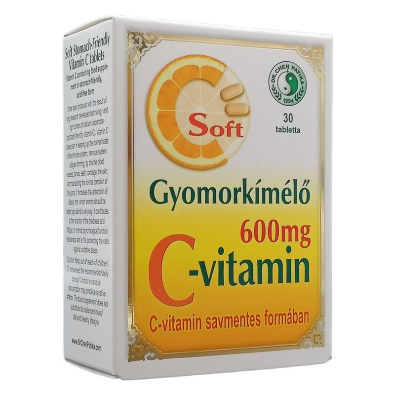 Ft Dr Chen C Vitamin Soft Gyomork M L Filmtabletta Db