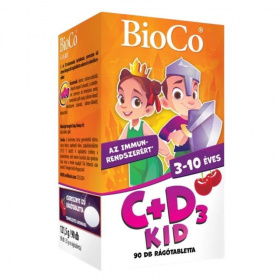 Bioco C+D3 kid cseresznye tabletta 90db