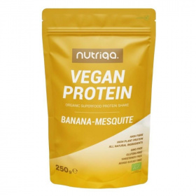 Nutriqa bio vegán protein mix banán-mesquite 250g