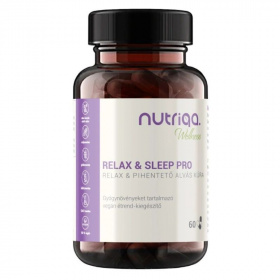 Nutriqa relax&sleep pro relax és pihentető alvás kúra vegán kapszula 60db