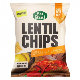 Eat real lencse chips chili-citrom 40g