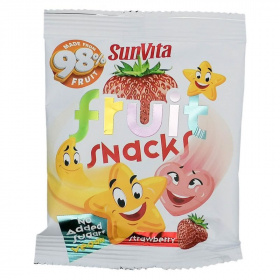 Sunvita fruit snacks (eper) 20g