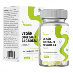 Netamin Vegán Omega-3 algaolaj kapszula 60db