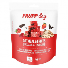 Frupp day lioflizált zabkocka snack eper-csokoládé 25g