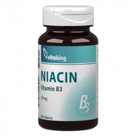 Vitaking Vitamin B3 (Niacin 10mg) tabletta 100db