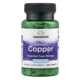 Swanson Copper Albion Réz-biszglicinát 2mg tabletta 300db