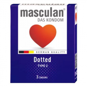 Masculan óvszer (Type 2, érdes) 3db