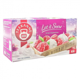 Teekanne let it snow habcsók és málna ízű gyümölcstea (20 x 2,25g) 45g