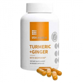 Usa Medical turmeric ginger kapszula 60db