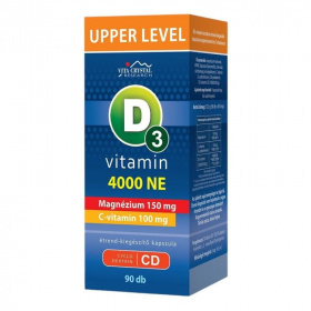 Vita Crystal Upper Level D3-vitamin 4000Ne + Mg + C-vitamin kapszula 90db