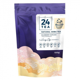 24tea blueberry cupcake soba tea áfonyás hajdina tea 100g