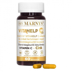 Marnys vitahelp C-vitamint és Cinket tartalmazó vegán kapszula 60db