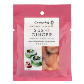 Clearspring Bio Japán Sushi Gyömbér Savanyúság 50g