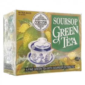 Mlesna soursop ízesítésű zöld tea 50db