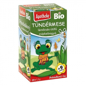 Apotheke Tündérmese bio filteres tea gyermekeknek, lándzsás útifű, csipkebogyó és homoktövis (20x1,5g) 20db