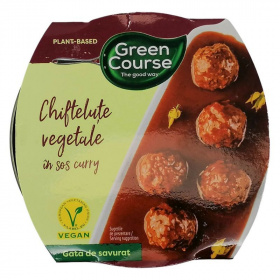 Green Course vegán golyók (curry szószban) 300g