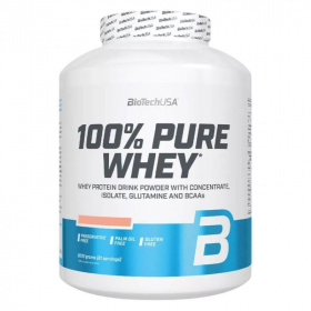 BioTechUSA 100% Pure Whey (mogyoró) tejsavó fehérjepor 2270g