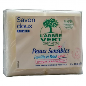 Larbre Vert szappan (családbarát, 2 x 100g) 200g