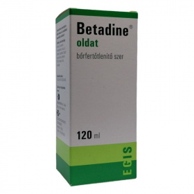 Betadine fertőtlenítő oldat 120ml