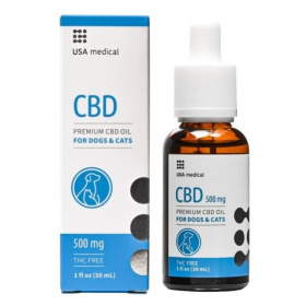 Usa Medical cbd olaj kutyáknak és macskáknak 500mg 30ml