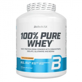 BioTechUSA 100% Pure Whey (almás pite) tejsavó fehérjepor 2270g