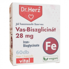 Dr. Herz Vas-biszglicinát (28mg) kapszula 60db