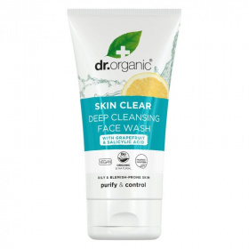 Dr.Organic Skin Clear Mélytisztító arclemosó 125ml