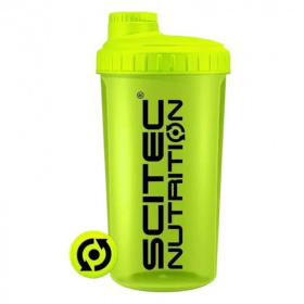 Scitec shaker átlátszó neon sárga 700ml