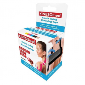 Kinesomed Kinesio tape (szalag, 5cmx5m) - fekete 1db