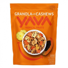 Yava granola trópusi gyümölcsök 400g