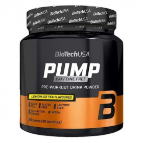 BioTechUSA Pump Caffeine free (citromos ice tea) italpor 330g