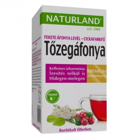 Naturland prémium tőzegáfonya-feketeáfonya-cickafarkfű tea (20x1,2g) 20db