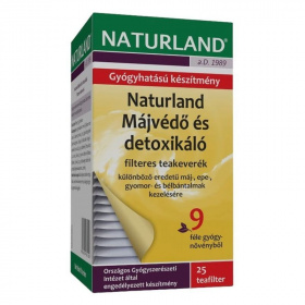 Naturland májvédő és detoxikáló teakeverék 25db