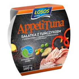 Losos tonhalsaláta (gyömbéres-vadrizses) 160g