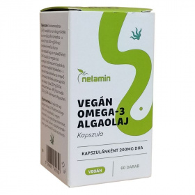 Netamin Vegán Omega-3 algaolaj kapszula 60db