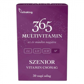 Vitaking 365 Multivitamin Szenior csomag 30db