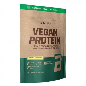 BioTechUSA Vegan Protein (banán) fehérjepor 2000g