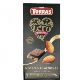 Torras zero étcsokoládé (hozzáadott cukor nélkül mandulával) 150g