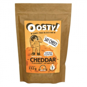 Oosty cheddar ízű növényi alap mix vegán 332g