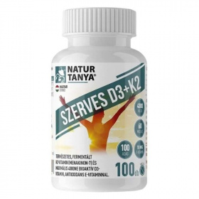 Natur tanya szerves D3+K2 vitamin 100db