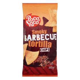 Poco Loco tortilla chips barbecue 200g