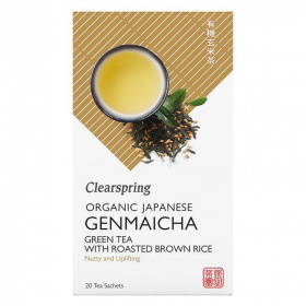 Clearspring Bio Japán Genmaicha Tea 20db