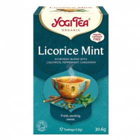 Yogi édesgyökér-menta bio filteres tea (17x1,8g) 17db