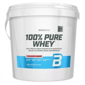 BioTechUSA 100% Pure Whey (eper) tejsavó fehérjepor 4000g