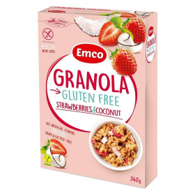 Emco vegán müzli eper-kókusz 340g