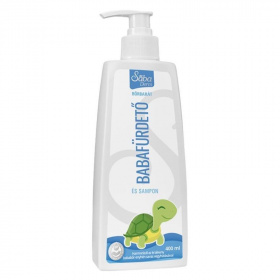 Sába Derm Babafürdető és sampon (SLS mentes hipoallergén) 400ml