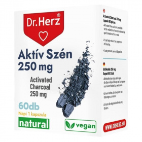 Dr. Herz Aktív Szén 250mg kapszula 60db