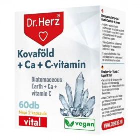 Dr. Herz Kovaföld+Ca+C-vitamin kapszula 60db