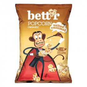 Bettr bio vegán gluténmentes sós karamellás popcorn 60g