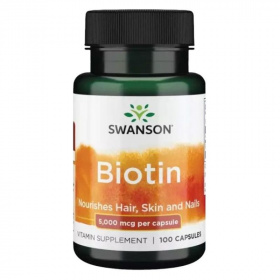 Swanson Biotin tabletta 100db